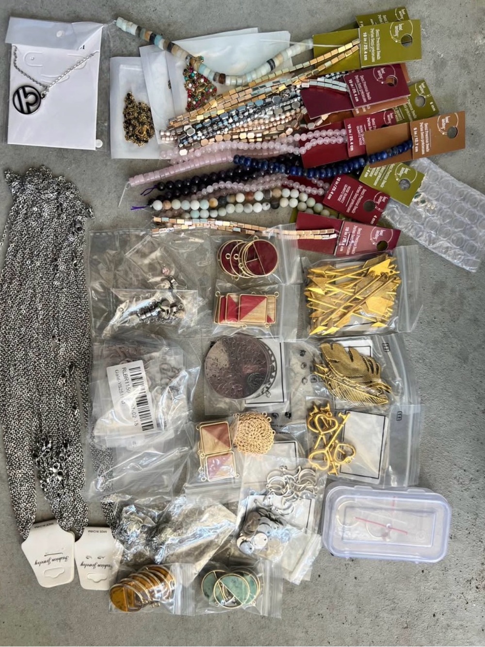 HUGE Bulk Jewelry Making Supplies Lot